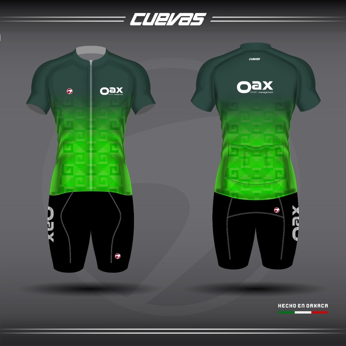 Jersey y short de ciclismo Oax Sport
